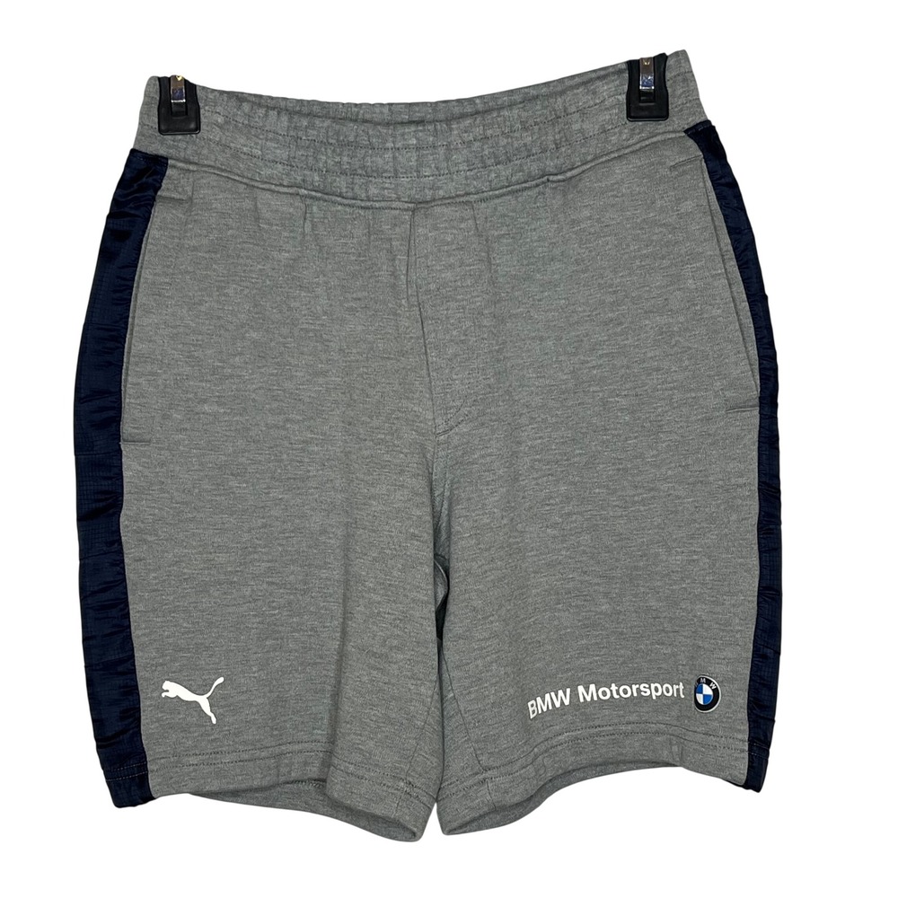 Puma BMW Motorsport Mens Gray Athletic Shorts Size Small‎